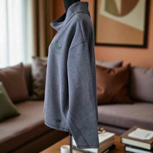 NWT OGIO (XL) All Season Transition Pullover Long Sleeve Mock Neck Gray - Picture 4 of 6